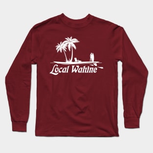 Local Wahine Stand Up Paddleboard Island Long Sleeve T-Shirt